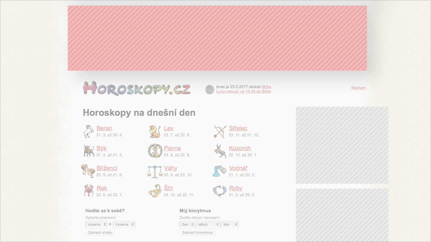 Example of a leaderboard