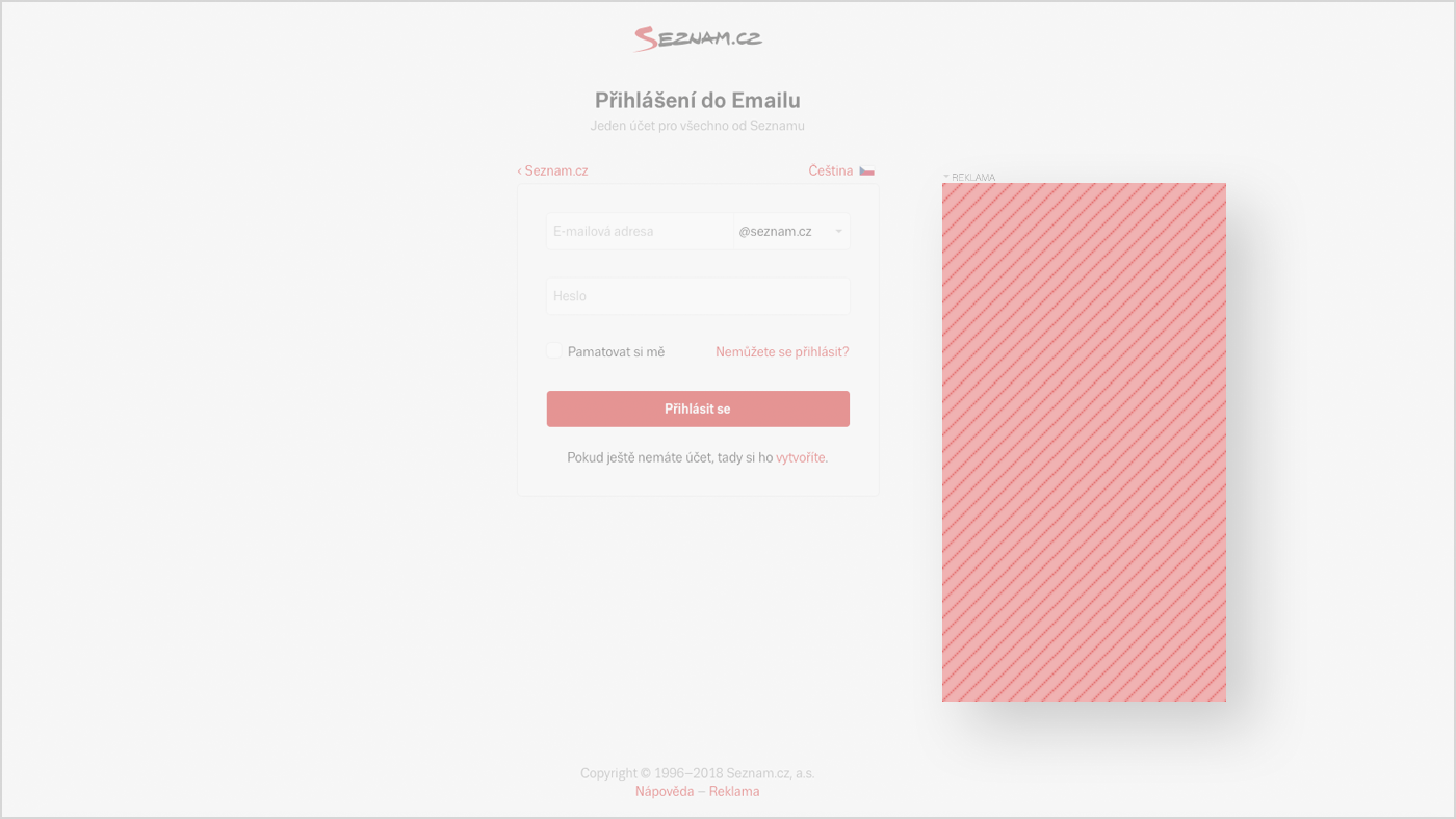 Example of a central login banner